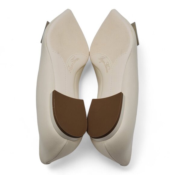 Roger Vivier Gommettine Ball Leather Ballet Flats in Beige IT 40 US 10 $750 - Picture 7 of 7